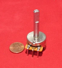 CTS 10K Audio Taper Pot - 24mm A10K OHM Potentiometer - PC Board Pins R1379704 L