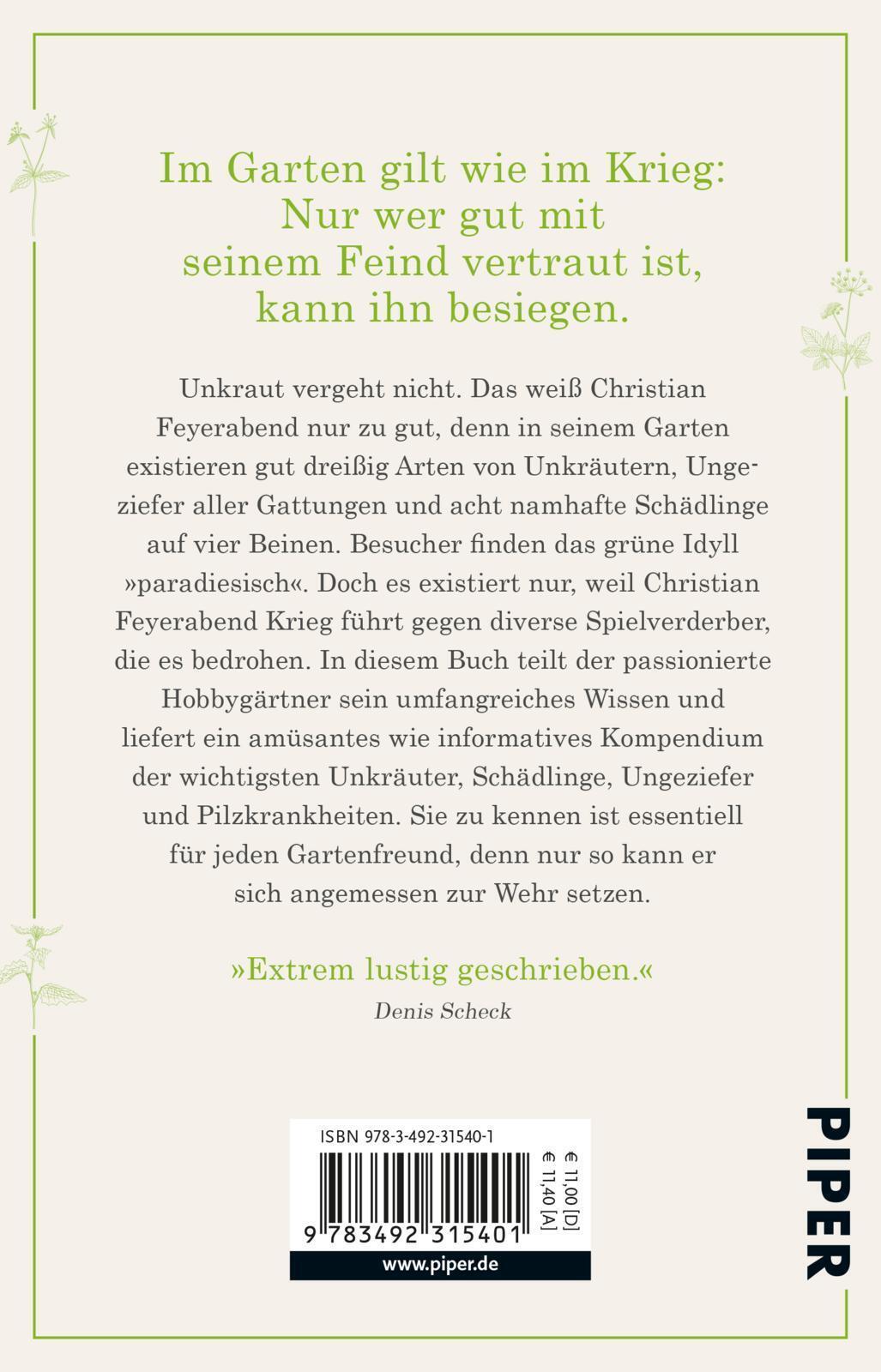 Thumbnail - Garten Ist Krieg | Christian Feyerabend | Taschenbuch | 208 S. |