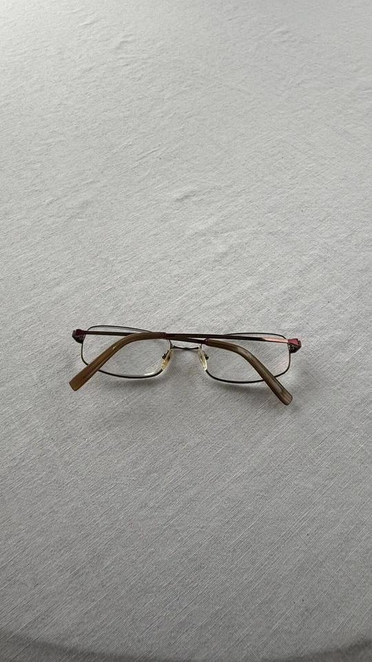 Konishi Flex Titanium Lt Brown Eyeglass Frame KF8554 54-19-143 Eyeglasses - Image 4 of 4
