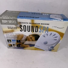 SOUND SPA SS-200 Homedics Acoustic Relaxation Machine Sleep Aid Gently Used