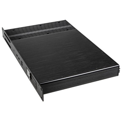 Akasa Galileo TU1 Thin-Mini-ITX 1U Gehäuse, OEM - schwarz