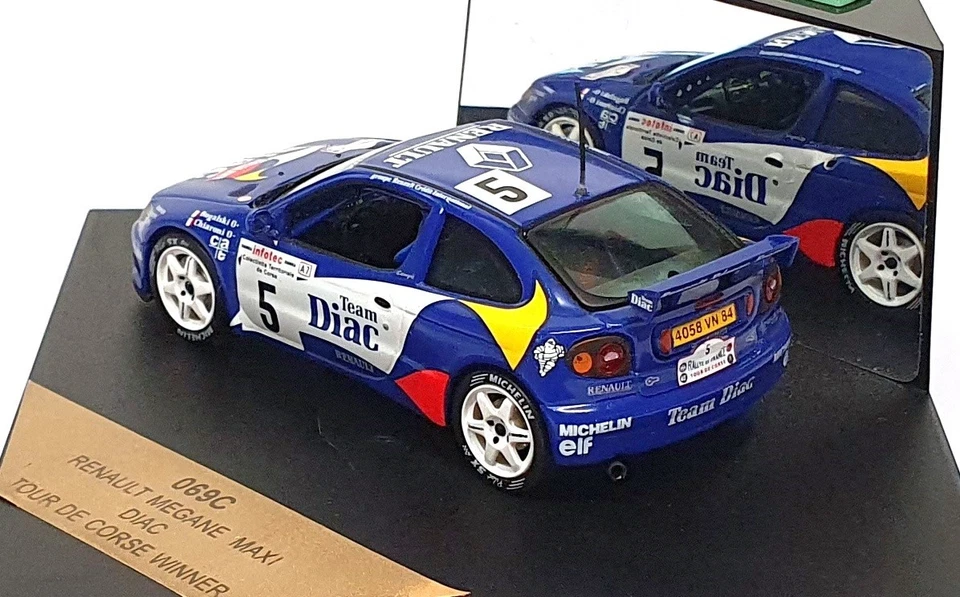 Vitesse escala 1/43 069C - Renault Megane Maxi #5 ganador Tour de Corse Foto 2 de 4