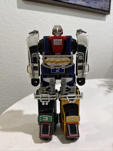 Mighty Morphin Power Rangers Bandai Deluxe Turbo Megazord 1996 Vintage