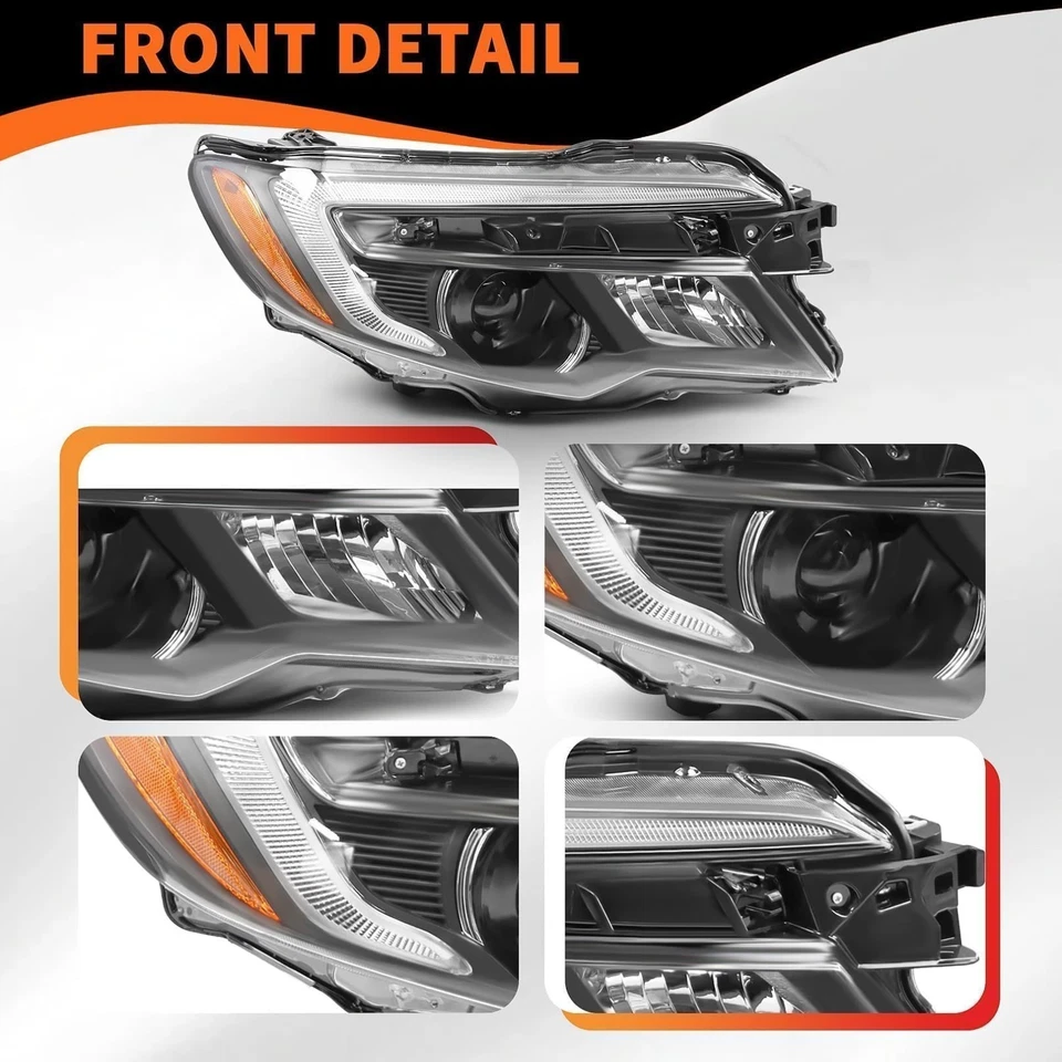 Farol Faróis Depot REGHD667-B111R para 2016-2019 Pilot e 2017-2019 Redline - Imagem 4 de 4