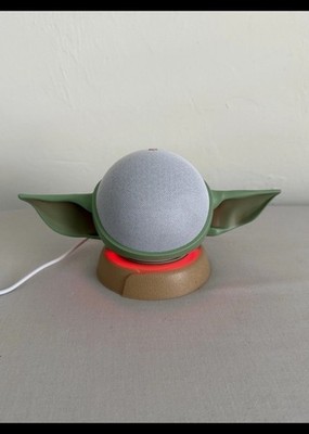 Amazon Echo Dot 4th Gen Alexa w/ OtterBox Grogu Baby Yoda Stand