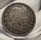 1896 Barber Quarter VF Plus