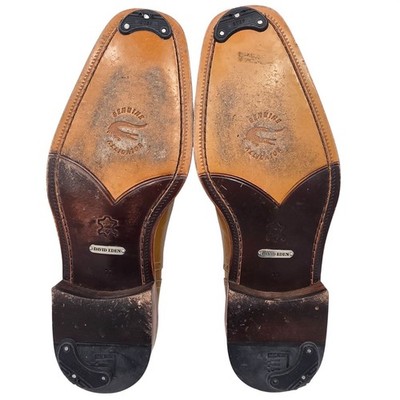 Vintage Alligator Mens 11M Taupe Brown David Eden Exotic Leather Dress Shoes Vintage Alligator Mens 11M Taupe Brown David Eden Exotic  main image 4