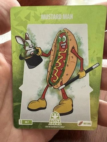 2025 Bo Jackson Battle Arena Update Blast Hot Dog Mustard Man HD-7