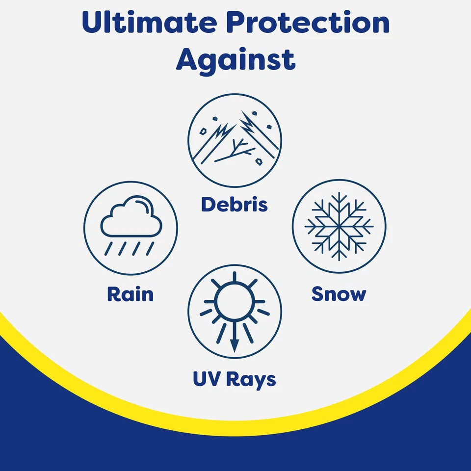 In The Swim Round Winter Covers 24 ft Blue Above Ground Winter Cover - Image 3 of 4