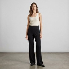 Zella Wide Leg Pants Women Size M Black New Mind Body Energy High Rise Pockets