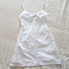 Abercrombie & Fitch White Button Up Sleeveless Dress size XS