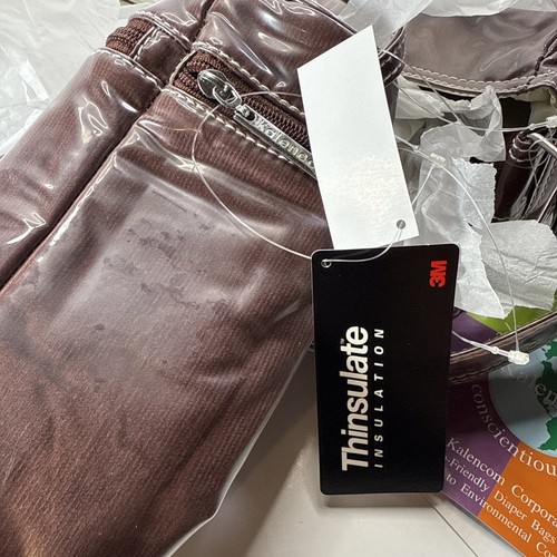 Kalencom Buckle Laminated Diaper Bag Brown Water Proof EUC - Picture 15 of 17