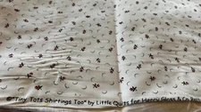 2 yards quilting fabric material Tiny Tots Shirtings Too Little Quilts H Glass