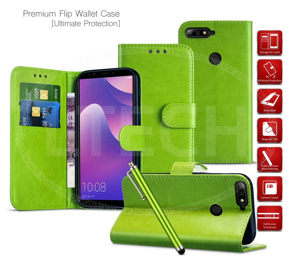 Phone Case Wallet Flip Cover for Sony Xperia 1/5/10/E5/L3/M4 + More Models - Image 4 of 4