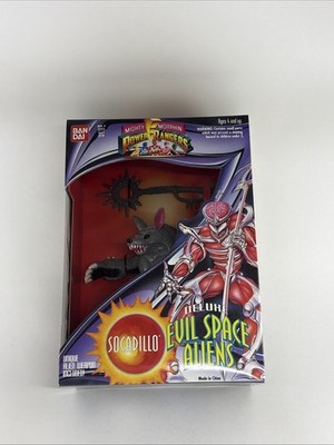 Vintage 1994 MMPR POWER RANGERS DELUXE  Evil Space Aliens Socadillo Figure NIB