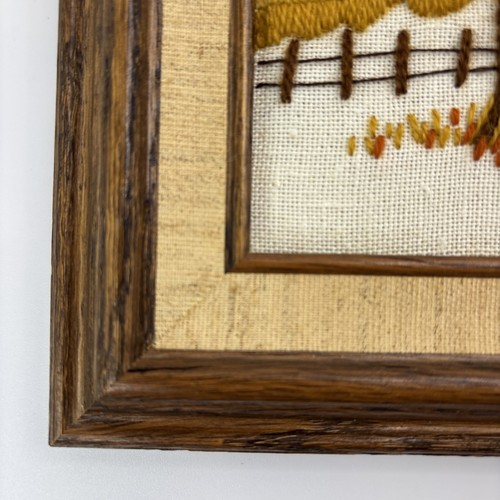 De Colección Enmarcado Bordado a Mano Crewel Árbol de Arce Paisaje Otoño Otoño - Imagen 11 de 16
