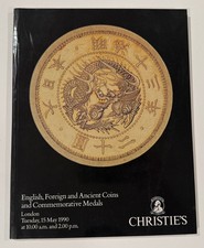 Christie's Catalog, Ancient Coins & Commemorative Medals, China Italy, May 1990