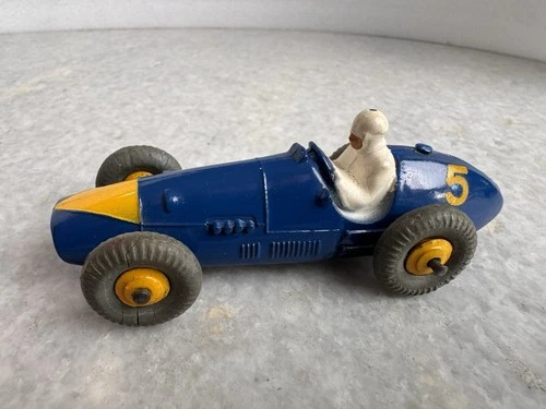 Dinky Toys 234 1950 Ferrari 500 Formula 2 Racing Car Blue Yellow