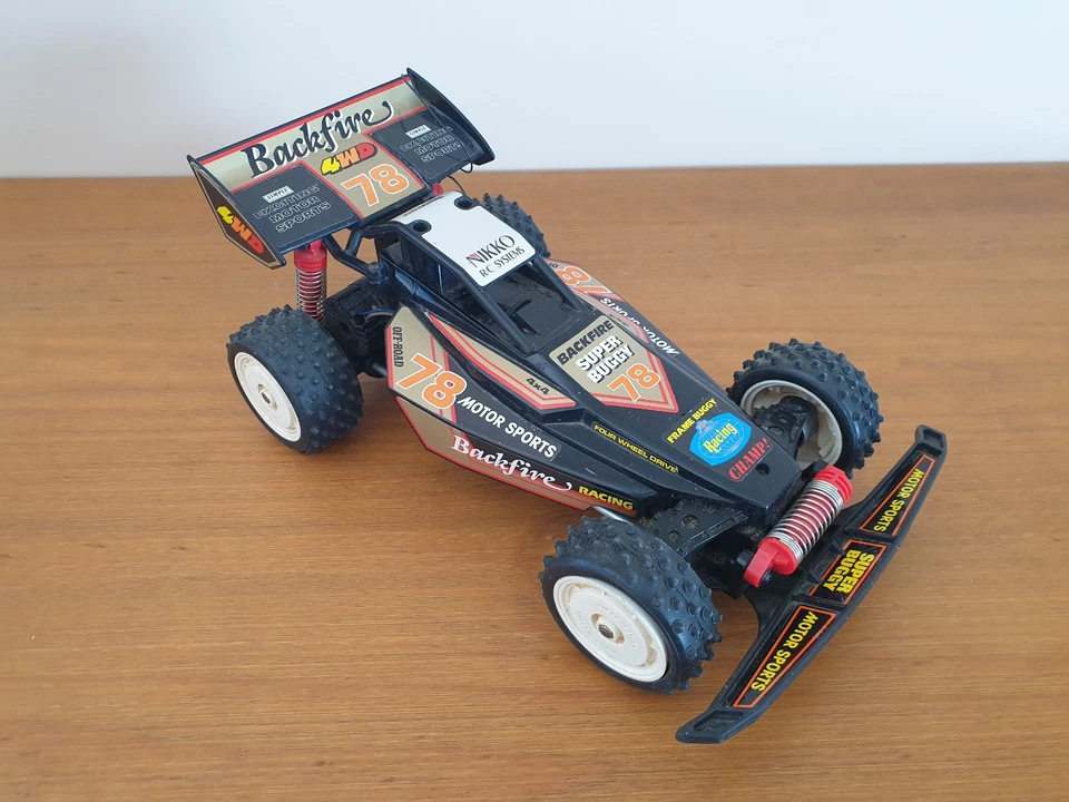 NIkko RC vintage - Backfire Super buggy 78 fonctionne 4wd off road champ rare - Photo 3/4