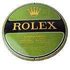 Vintage Rolex Luxury Watches Porcelain Sign - Submariner Store Gas Pump Sign