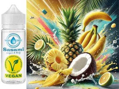 Tropical Fruit - Ananas, Banane, Kokosnuss, Zitrone Aroma Konzentrat - Vegan - S