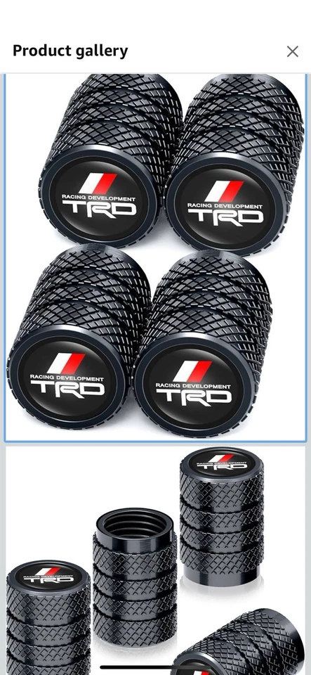 Tapas de vástago de válvula de neumático para Toyota TRD Tacoma Tundra Etc Foto 3 de 4
