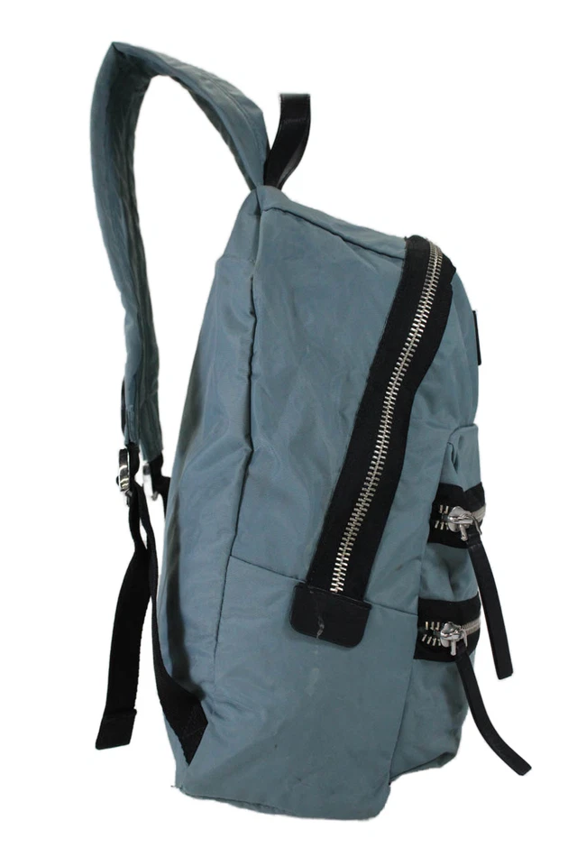 Mochila de motociclista Marc Jacobs para mujer mini nailon azul gris Foto 2 de 4