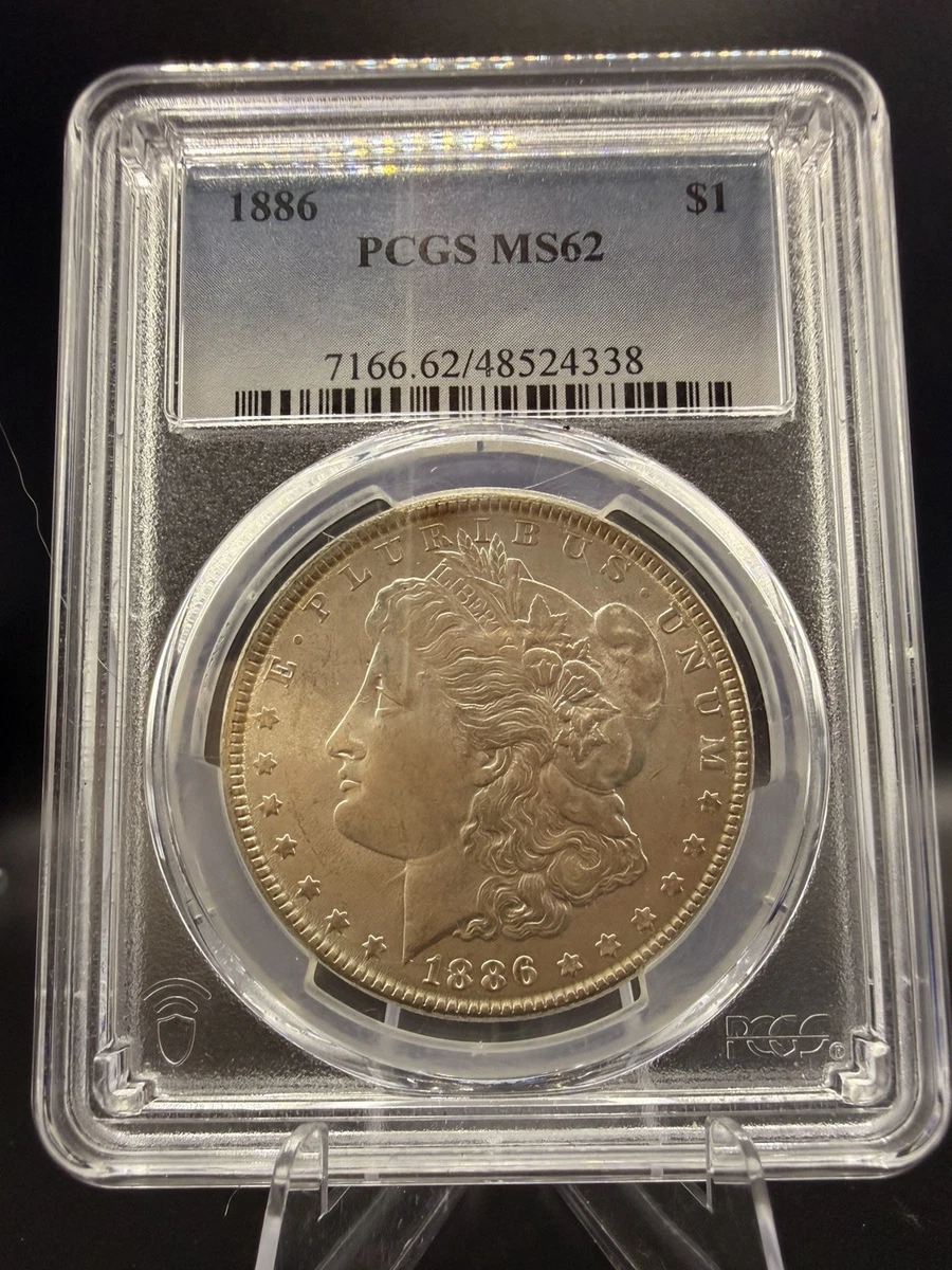 MS 62 Graded 1886 Year Morgan US Dollars (1878-1921) for sale | eBay