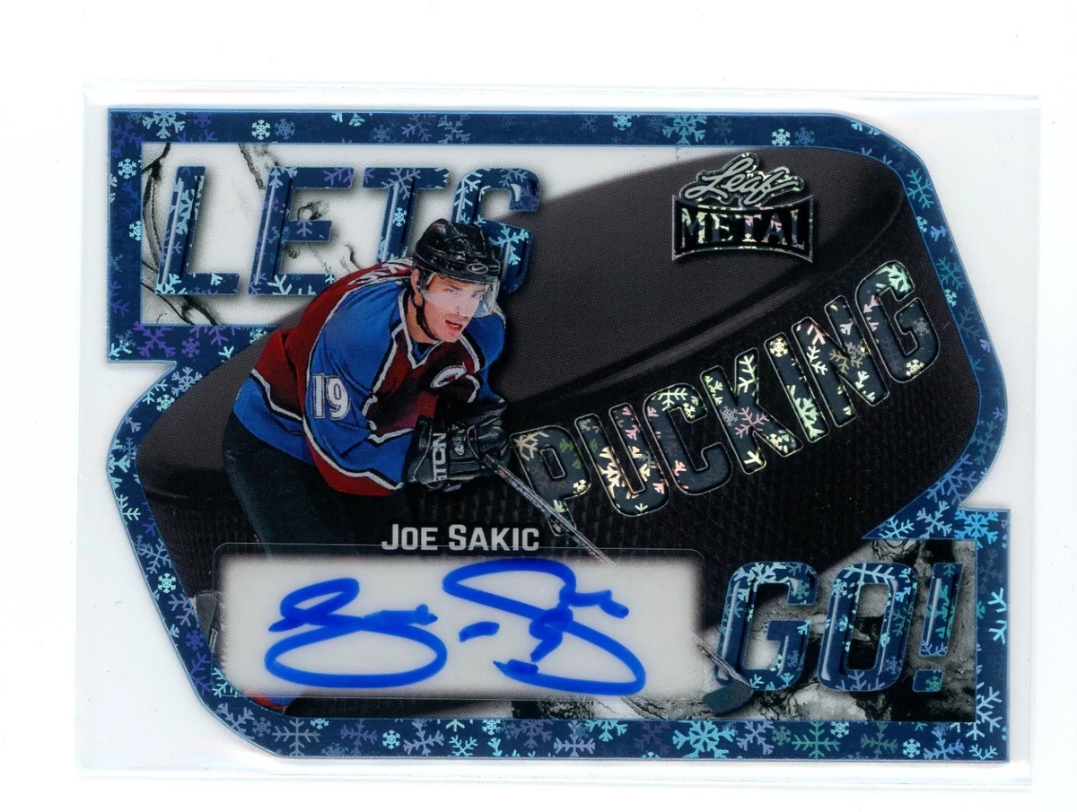 Upper Deck Joe Sakic Ice Hockey Autographed Sports Trading Card