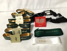 mixed brands gift ribbons, DKNY, Eddie bauer, Dior & Donna Karan, New/used