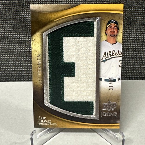 2009 Upper Deck Icons Lettermen /45 Eric Chavez (Buchstabe E) #IL-EC