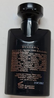 BVLGARI Man In Black Body Lotion ~ 40ml ~ Brand New! | eBay