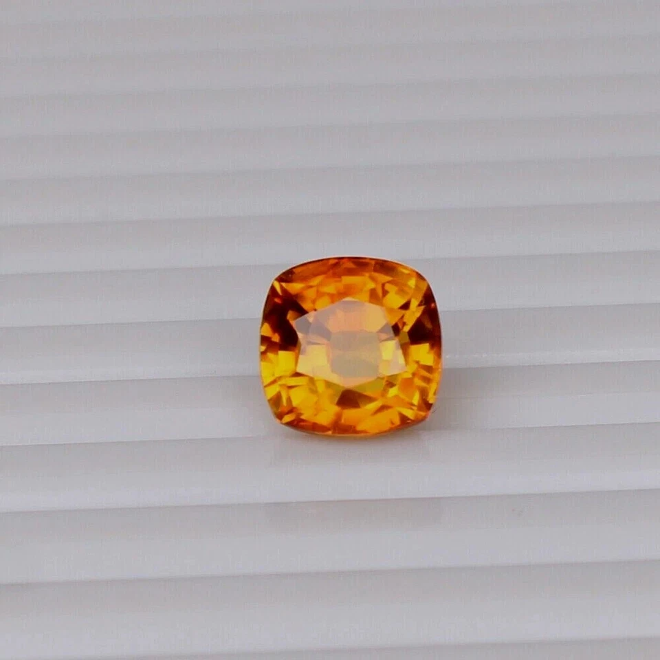 Орегонский солнечный камень васильк 6,65 карата квадратной огранки удивительный драгоценный камень россыпью - Изображение 3 из 4