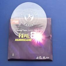 DHS Hurricane 8 Table Tennis Rubber, Red or Black, Thickness: 2.15 mm,