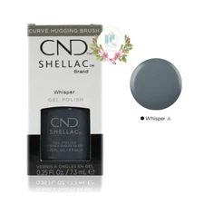 CND Shellac UV Gel Polish 0.25 oz NIB Whisper