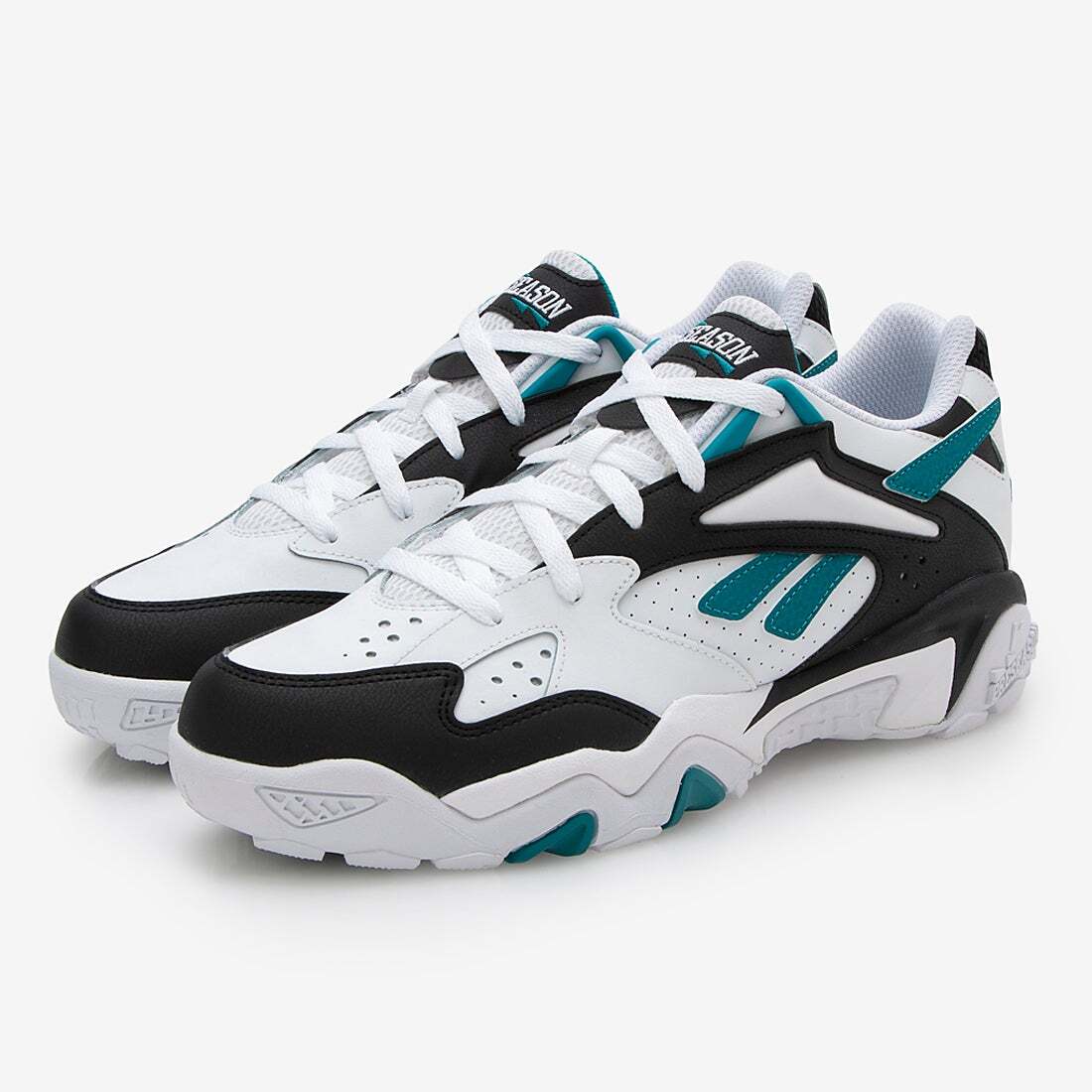 国内配送 Reebok PRESEASON 94 LOW FTWWHT/CBLACK/CBLACK Reebok Preseason 94 Low Footwear White Core Black 100202784