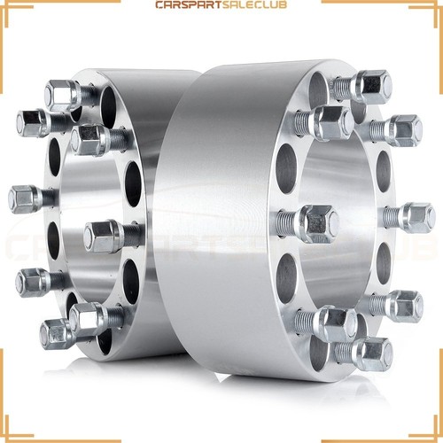 4 PCS 8x6.5" 8 Lugs Wheel Spacers 3" Adapters For Dodge Ram 2500 Ram 3500 - Picture 5 of 9