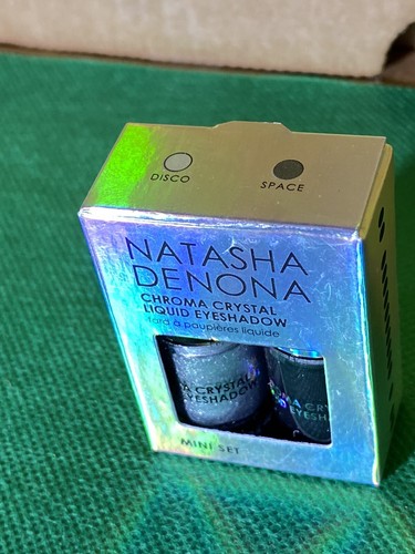 Natasha Denona Chroma Crystal Liquid Eyeshadow Mini Set 🦋 Disco & Space NIB - Picture 16 of 24