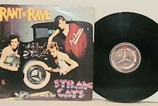 STRAY CATS Rant N Rave LP Vinyl Plays Well 1983 EMI SO17102 Brian Setzer