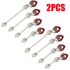 US Liquid Water Level Sensor Stainless Steel Double ball Float Switch Tank Pool-