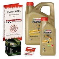Honda Cb 1100 R (SC05) 80-81, Castrol 10W40 ÖL + Hiflo ÖLfilter, MotoröL Set
