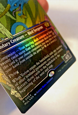 Magic the Gathering March of the Machine Multiverse Legends Rare Yorion, Sky Nomad #194 [Halo Foil]