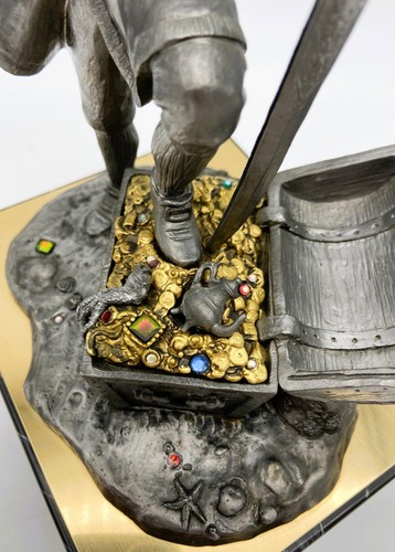 Michael Ricker Zinn Captain Kidd Piratenserie Statue #114 von 500, kostenloser Versand - Bild 7 von 16