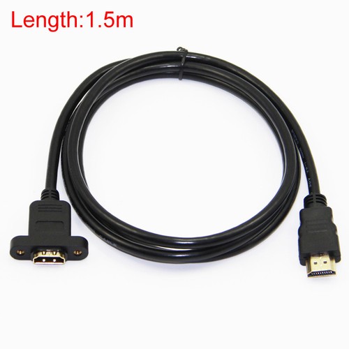 HDTV Male to Female With Screw Panel Mount V1.4 1080P Extension Cable F PSP HDTV - 第 16/16 張圖片