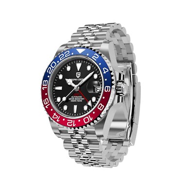Luxus Pagani Design 1662 Herren Automatik GMT Mechanisch / Saphirglas