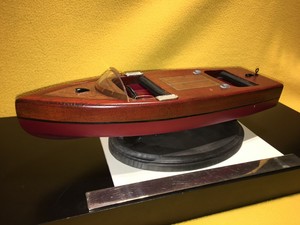 barco madera juguete