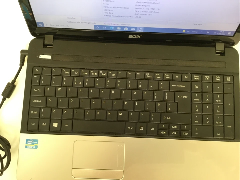 Acer TMP253 Laptop i3 3rd Gen 4Gb Ram 500Gb hdd wifi 15.6  - Image 3 of 4