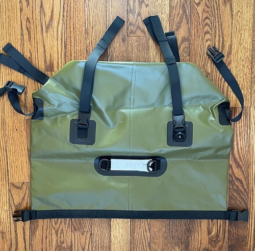 FP Fireparts bolsa de silla de montar de motocicleta impermeable bolsa de viaje lateral 20L verde m2 - Imagen 3 de 6