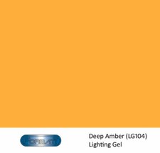 Formatt Lighting Gel: Amber Roll size: 25' 7.6m long; 48" 1.22m wide