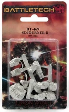 Battletech BT-469 Sojurner B (Heavy Omnimech) Clan Wolf-in-Exile) Mech Miniature